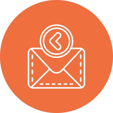 Zarf. Web simgesi basit illüstrasyon