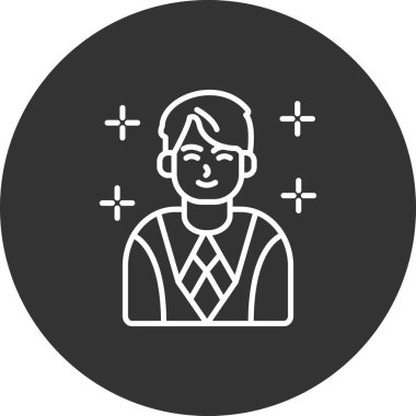 İnsan simgesinin vektör illüstrasyonu