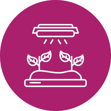 Bitki. Web simgesi basit tasarım