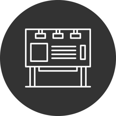 Modern eğitim ikonunun vektör illüstrasyonu