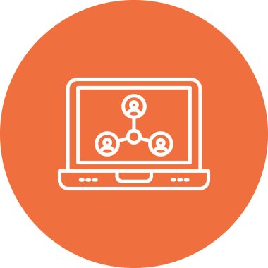 seo modern simgesinin vektör illüstrasyonu