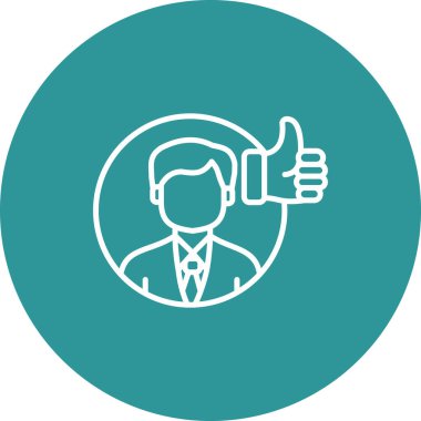 İş ikonu. Web için iş konsepti vektör simgelerinin basit illüstrasyonu