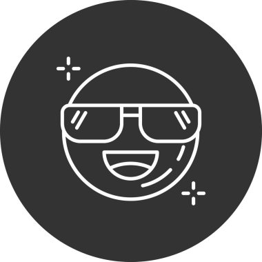 Modern simgenin vektör illüstrasyonu