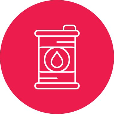 Petrol varilinin vektör çizimi modern simge