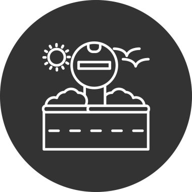 Güneş ve bulut, vektör simgesi tasarımı