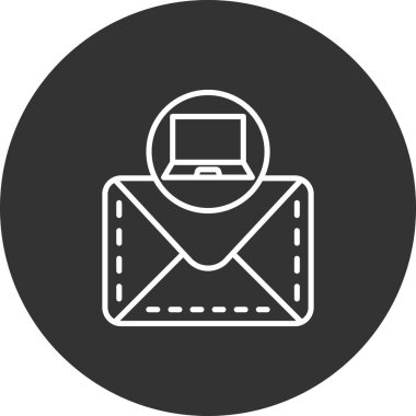 e- posta posta simgesi, basit biçim