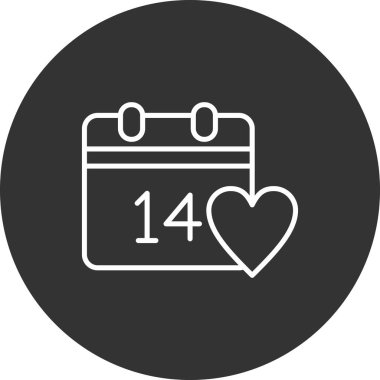 Takvim simgesi vektör illüstrasyonu