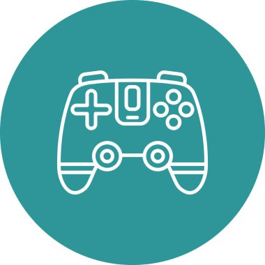 Oyun. Web simgesi basit illüstrasyon