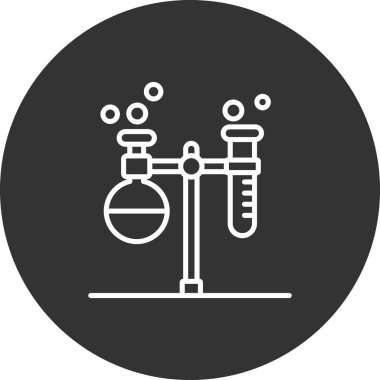 Kimya simgesinin vektör illüstrasyonu