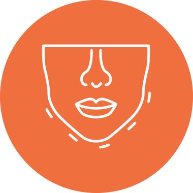 kadın simge vektör illüstrasyonu