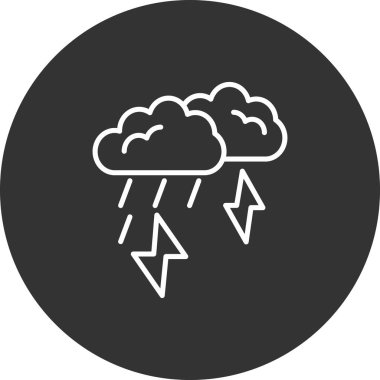 Moda tarzında izole edilmiş bir bulut simgesi