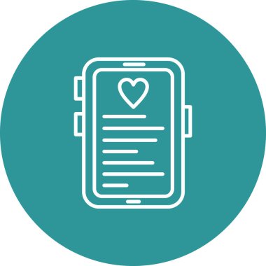 Vektör illüstrasyonu, uygulama modern simgesi