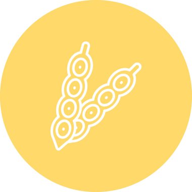 Bir besin simgesinin vektör illüstrasyonu