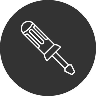 tornavida vektör simgesi kolayca değiştirilebilir veya düzenlenebilir