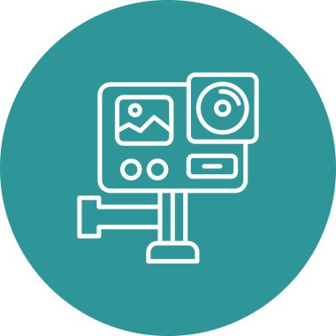 Vektör kamera Simgesi illüstrasyonu