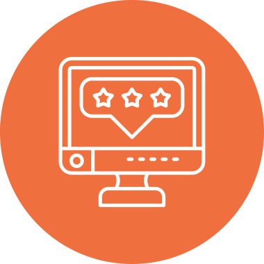 vektör izleyici simgesi, basit web illüstrasyonu