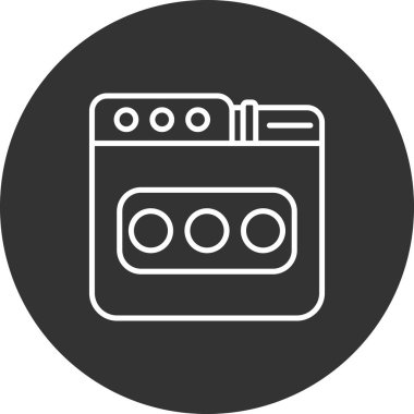 seo modern simgesinin vektör illüstrasyonu