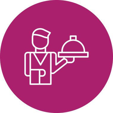 Gıda simgesinin vektör illüstrasyonu