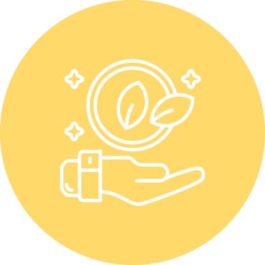 bitki simgesi, vektör illüstrasyonu