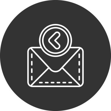 E- posta simgesi vektör illüstrasyonu