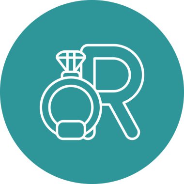 Modern b 'nin vektör illüstrasyonu eksik simgesi