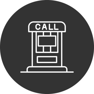 Telefonun vektör simgesi