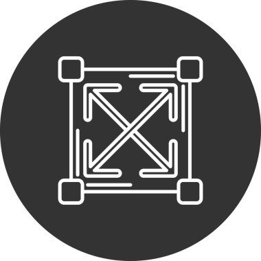 Kaykay simgesinin vektör illüstrasyonu