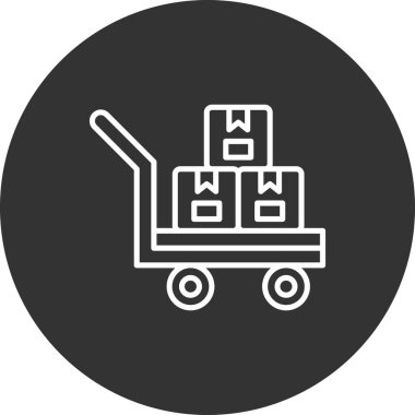 Modern otomatik simge eksikliğinin vektör illüstrasyonu