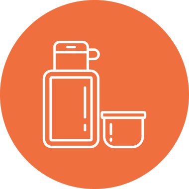 Modern b 'nin vektör illüstrasyonu şişe simgesinden yoksun