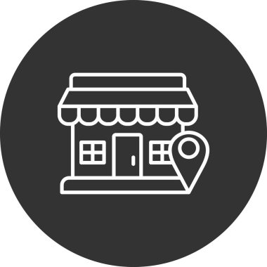 Modern simgenin vektör illüstrasyonu