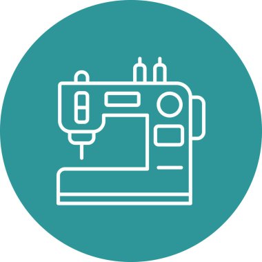 - Makine. Web simgesi basit illüstrasyon