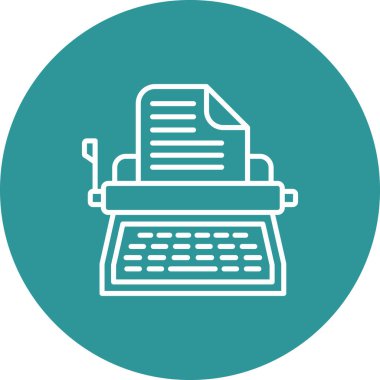 vektör daktilo simge tasarlamak