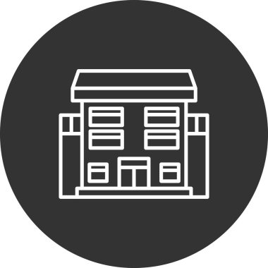 ev simgesi vektör illüstrasyonu