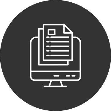 dosya biçimi simgesi, vektör illüstrasyonu