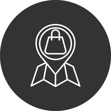 çanta simgesi vektör illüstrasyonu