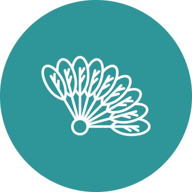 Tüy. Web simgesi basit illüstrasyon
