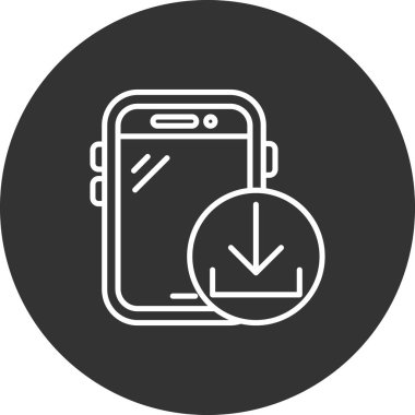 Uygulama modern simgesinin vektör illüstrasyonu