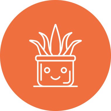 Esrar. Web simgesi basit illüstrasyon