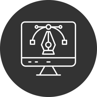 Seo simgesinin vektör illüstrasyonu