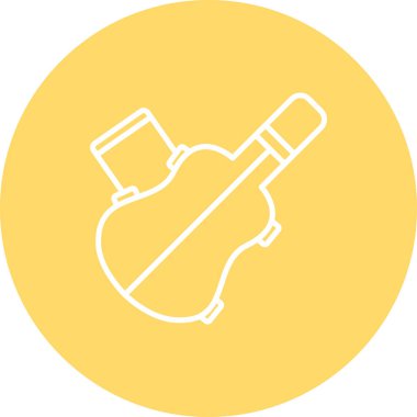 Modern ikon vektör illüstrasyonu, yaz tatili