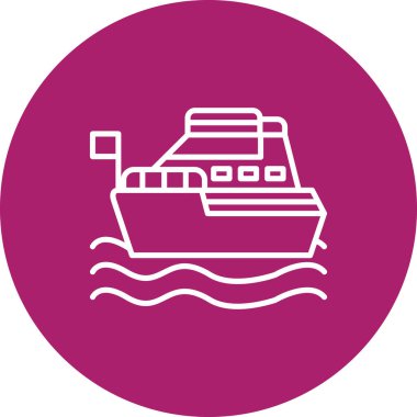 Gemi vektör illüstrasyonu