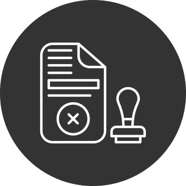 Dosya biçim simgesinin vektör illüstrasyonu