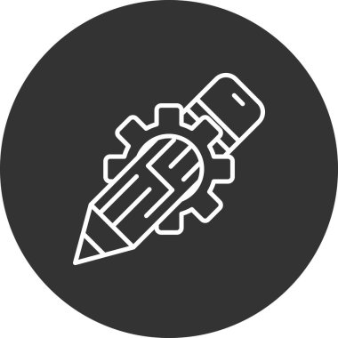 tornavida ikonu vektör çizimi