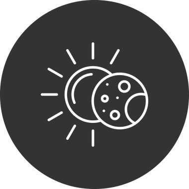 Güneş Simgesi Vektör illüstrasyonu