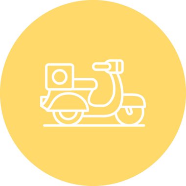 Mobilet. Web simgesi basit illüstrasyon