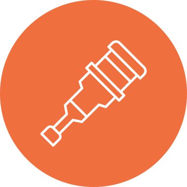 Tek bir simgenin vektör illüstrasyonu