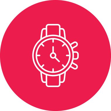 İzle. Web simgesi basit illüstrasyon