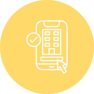 cep telefonu ikonu vektör illüstrasyonu