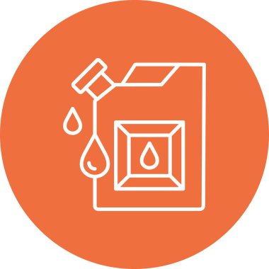 yağ ikonu vektör illüstrasyonu