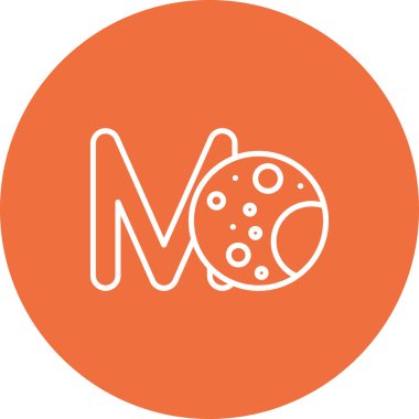 Bir yiyecek ikonunun vektör illüstrasyonu